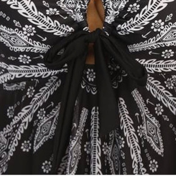 Women Print Susperder Swimwear / spaghetti, strap, top with padded bra area - Picture 7 of 9